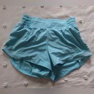 Lululemon Athletica Light Blue Women's Athletic Shorts